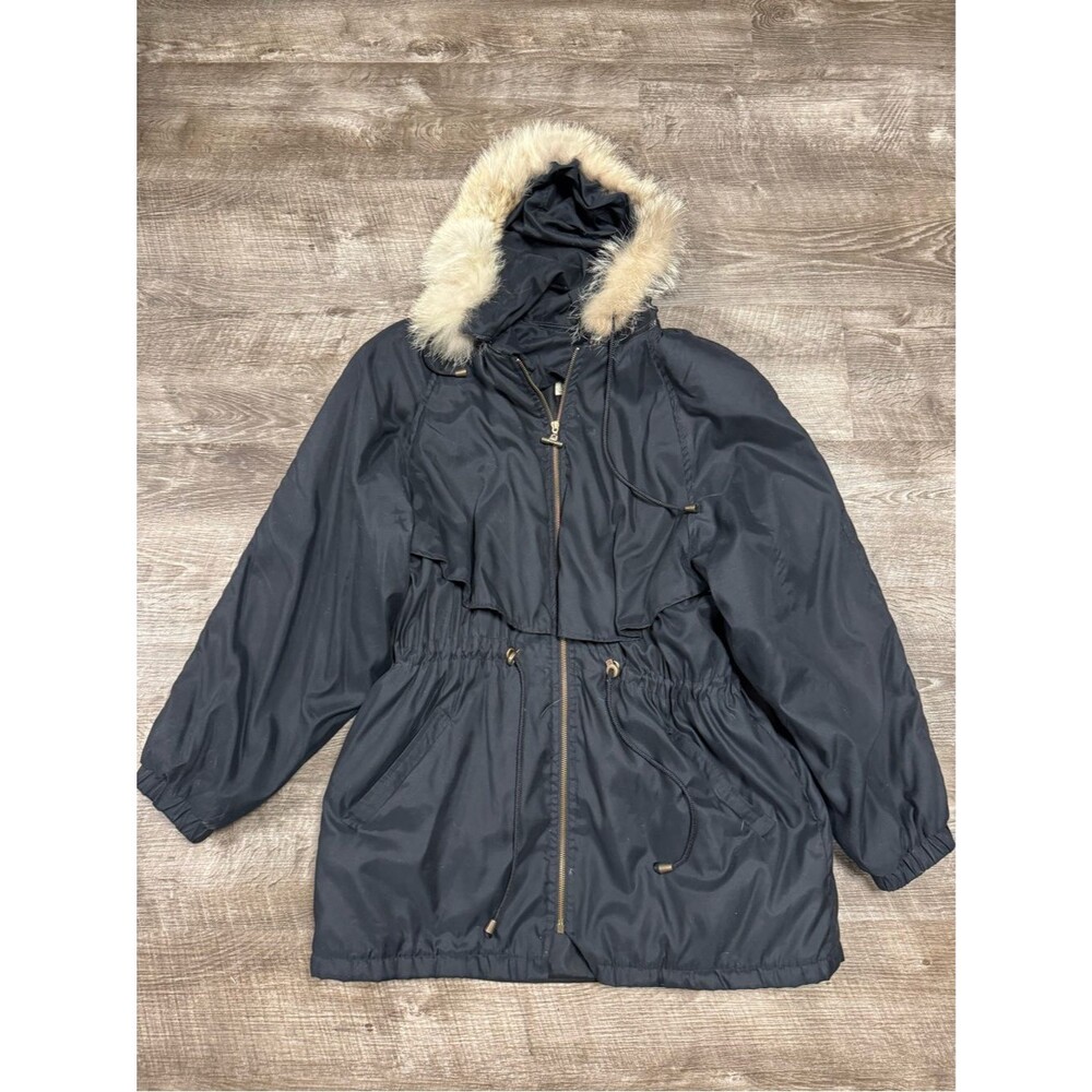 Damselle Vintage Black Coat Size Medium